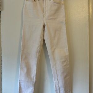 Re-done high rise skinny off white